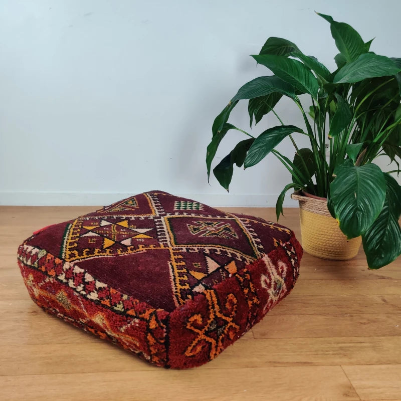 Pouf Berbère Vintage Najji - MAZIR Décoration
