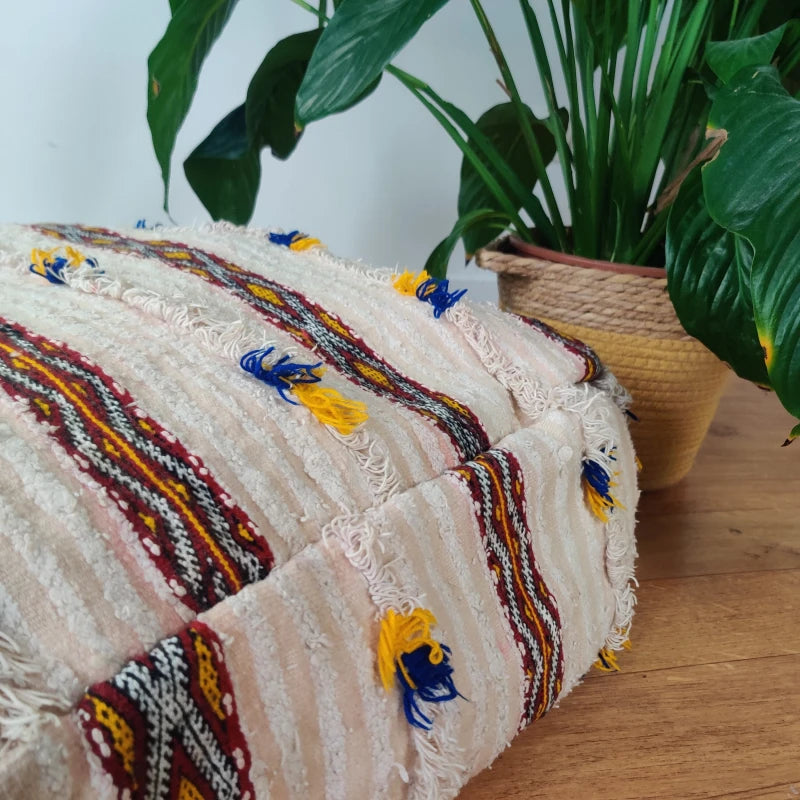 Pouf marocain Handira - MAZIR Décoration
