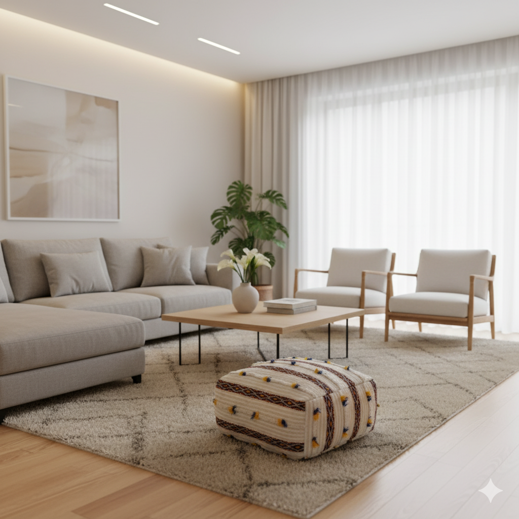 Pouf marocain Handira