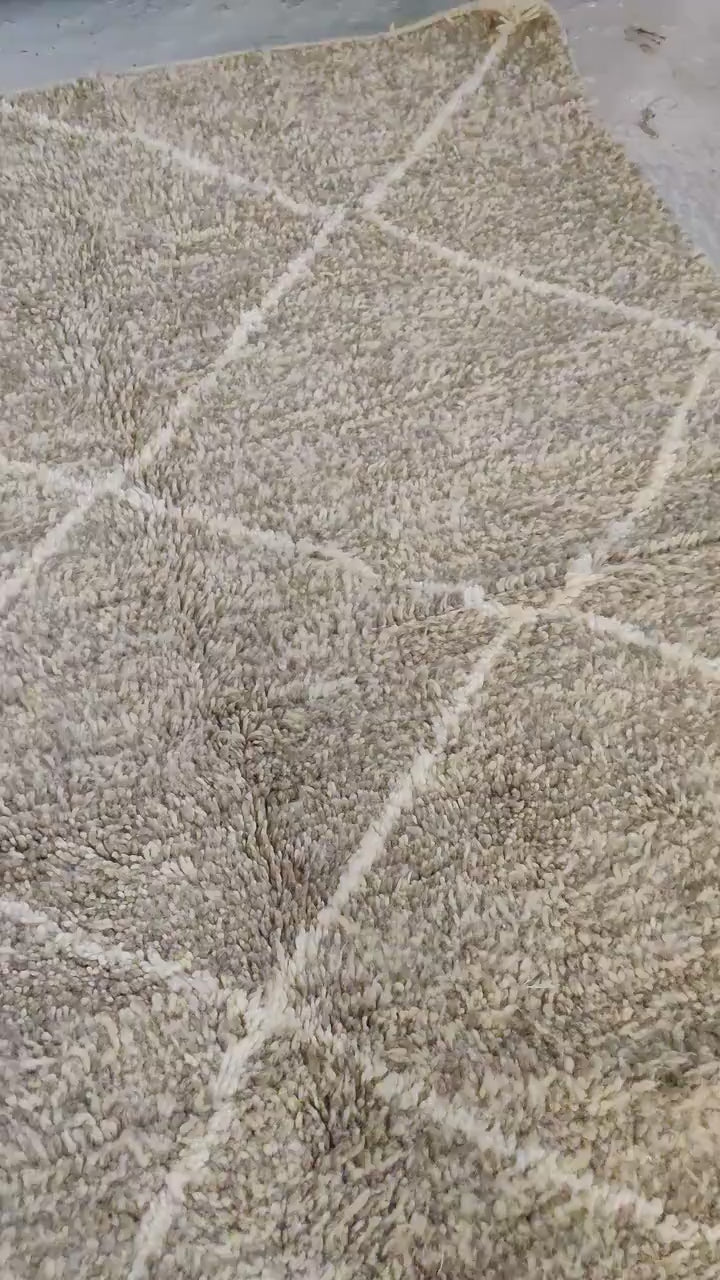 video du tapis berbère marron