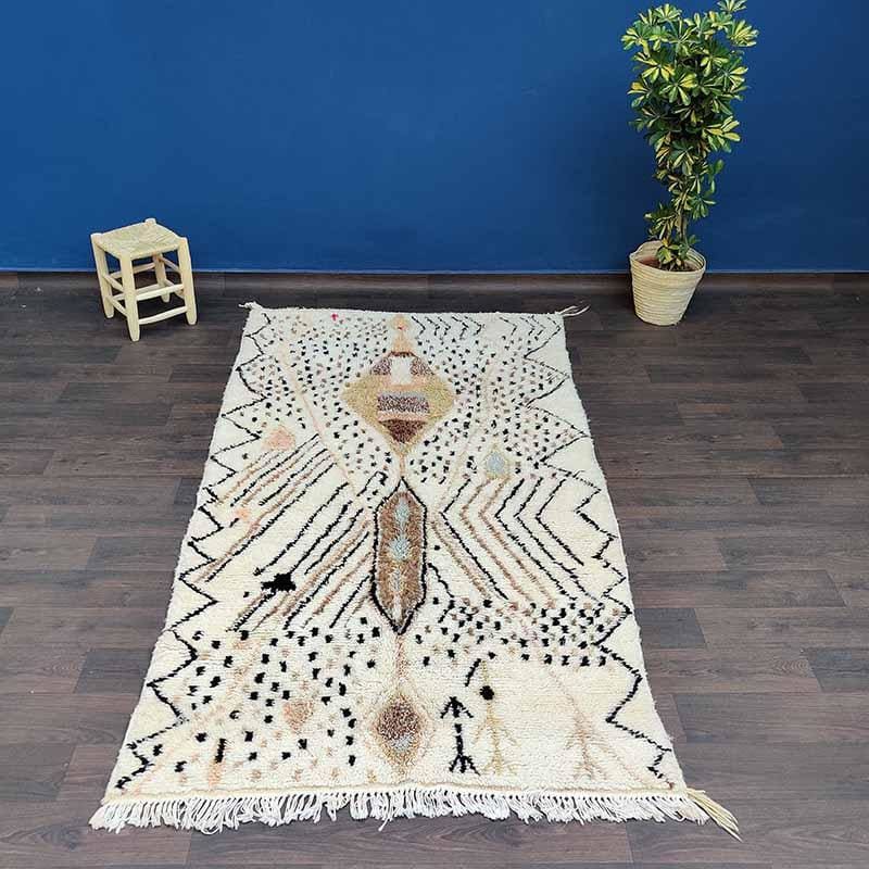 tapis azilal marron