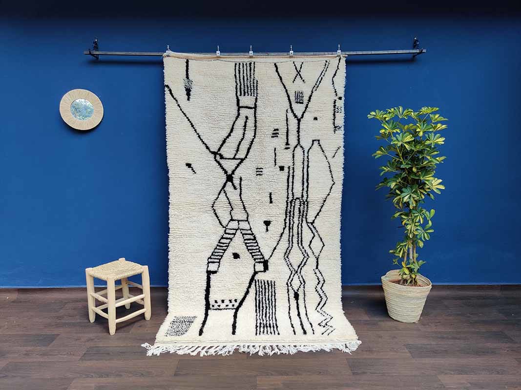 tapis azilal noir