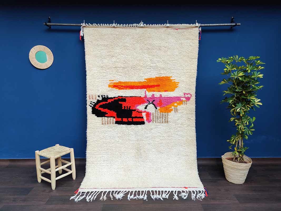 tapis berbere coloré