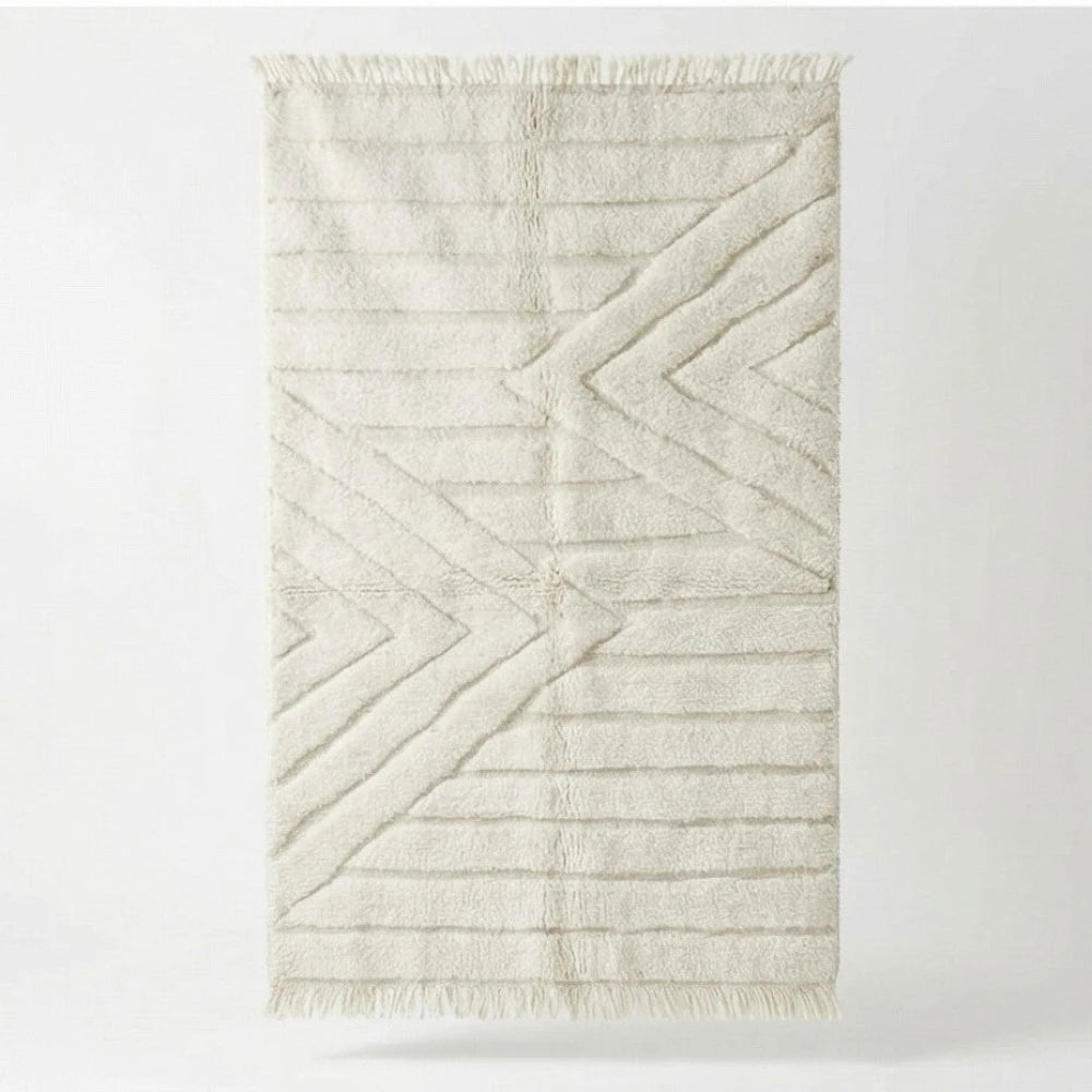 Tapis Beni Ouarain motifs géométriques