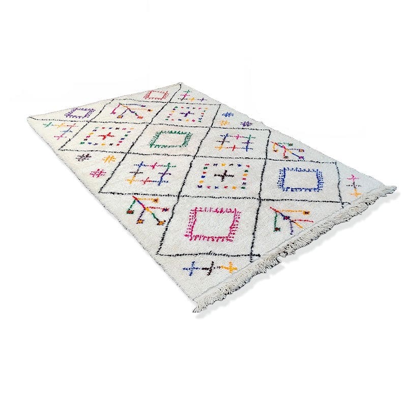 Tapis Béni Ouarain Style Azilal 160x245 cm - Tapis