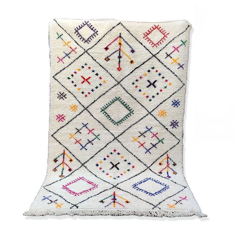 Tapis Béni Ouarain Style Azilal 160x245 cm - Tapis