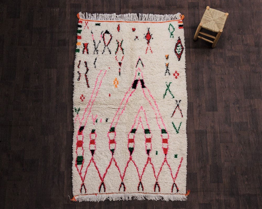 tapis berbère coloré