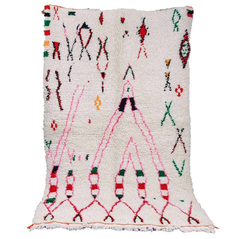 tapis marocain coloré