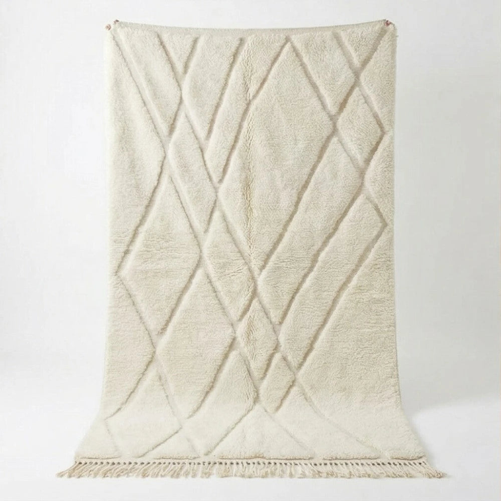 Tapis berbère abstrait épuré Chama