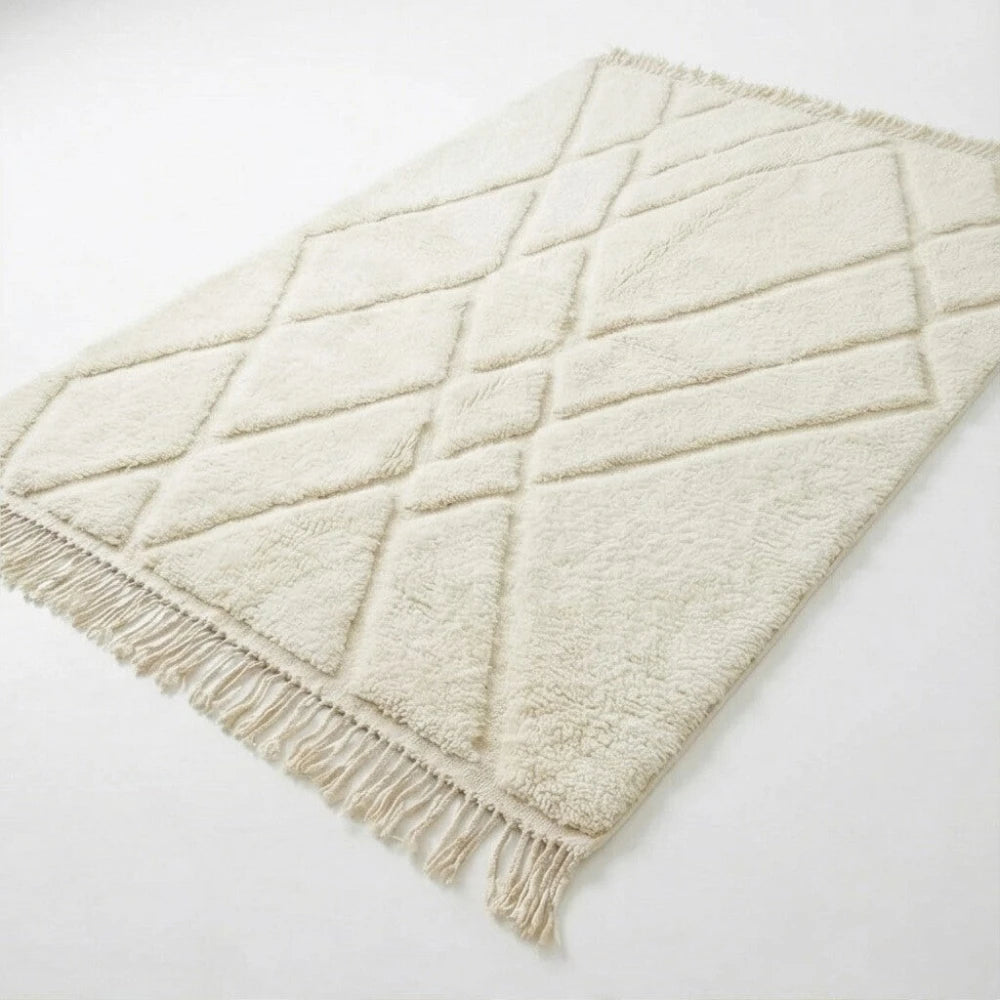 Tapis berbère abstrait épuré Chama