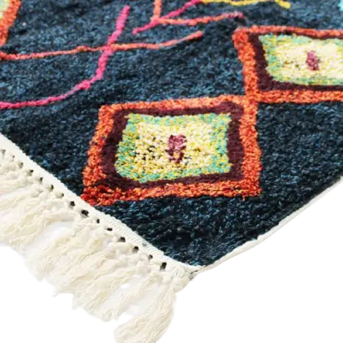 Tapis marocain bleu