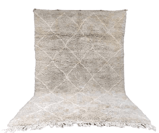 Tapis Berbère crème personnalisé - Tapis sur mesure | MAZIR