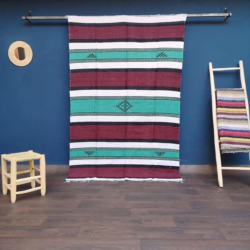 tapis berbere coloré