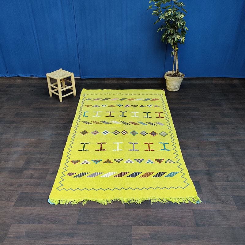 tapis berbère jaune