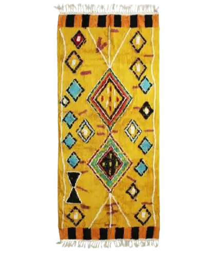 tapis berbere jaune