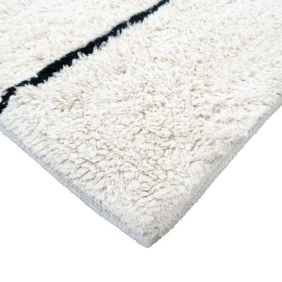 Tapis style berbère géométrique en coton