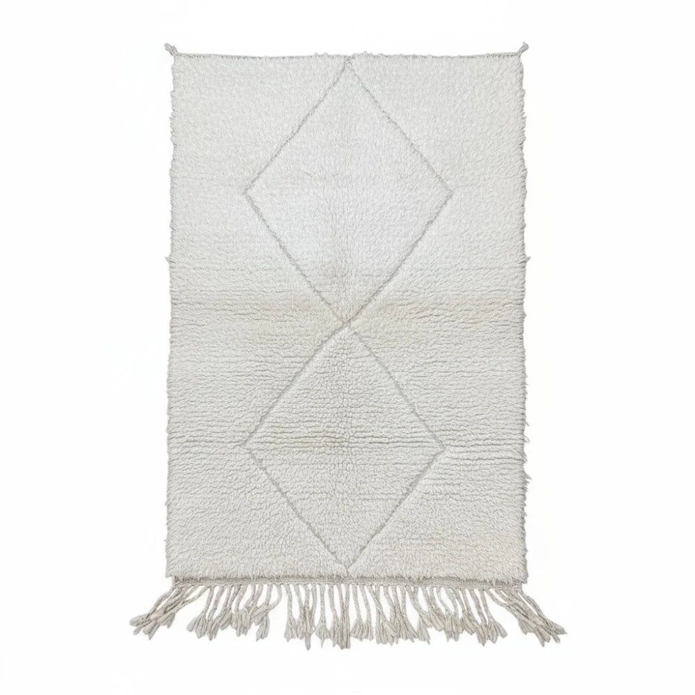 Petit tapis berbère à deux losanges
