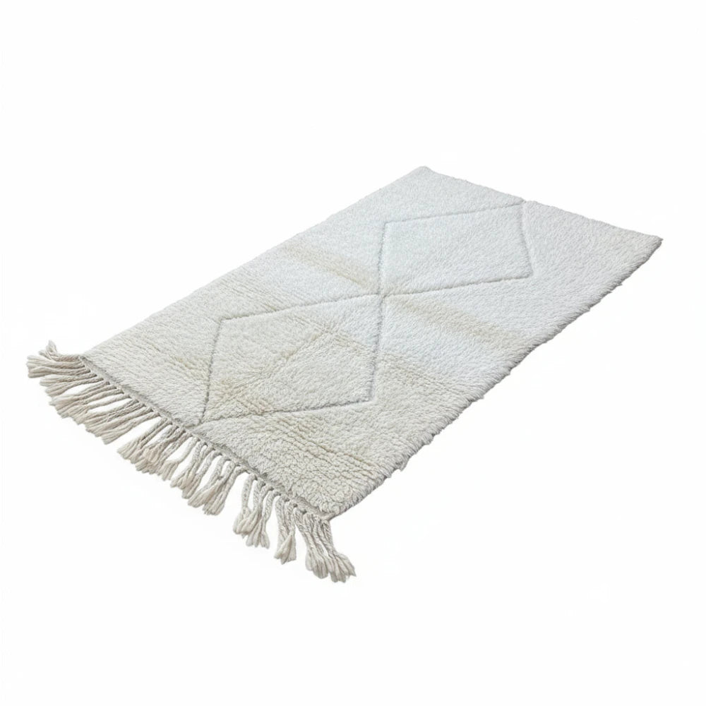 Petit tapis berbère à deux losanges