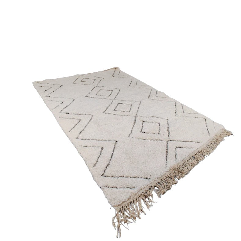 tapis berbere losanges creusés