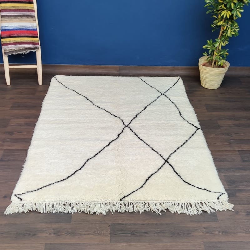 tapis berbere blanc