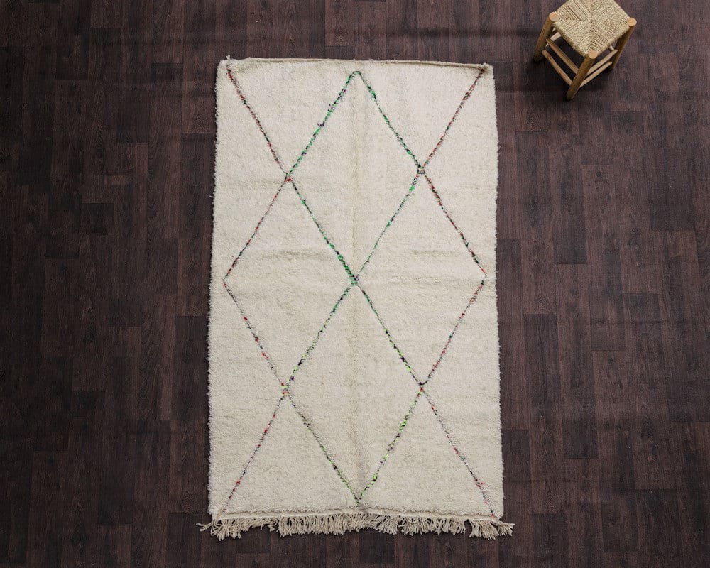 tapis marocain losanges colorés