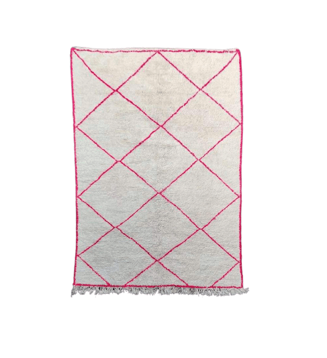 tapis berbere rose