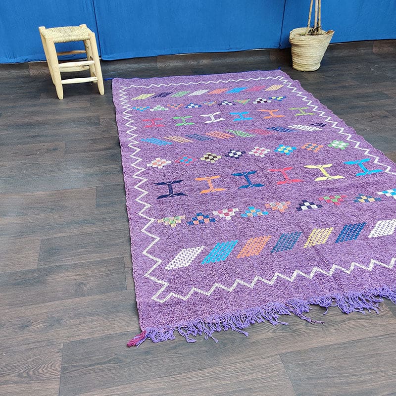 tapis berbere mauve