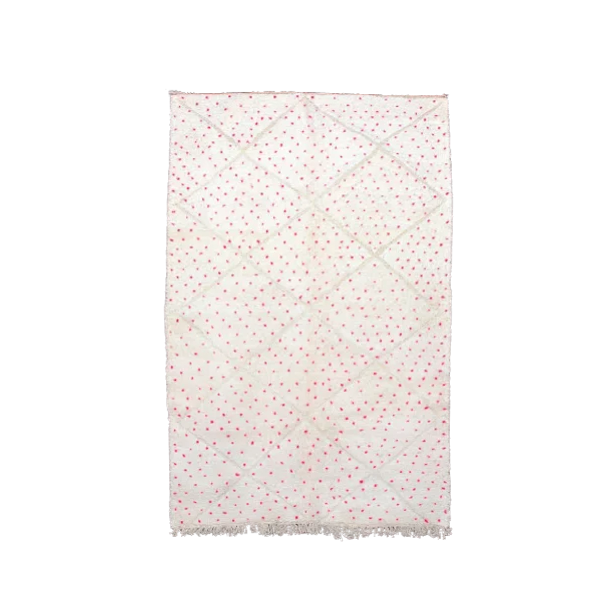 tapis berbere pois rose