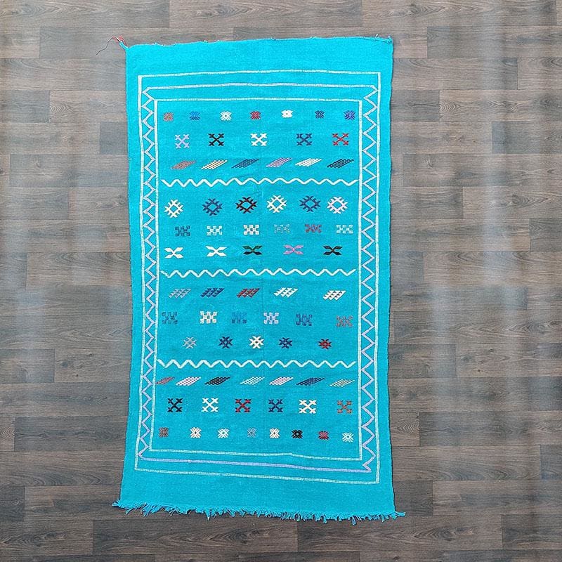 tapis berbere bleu