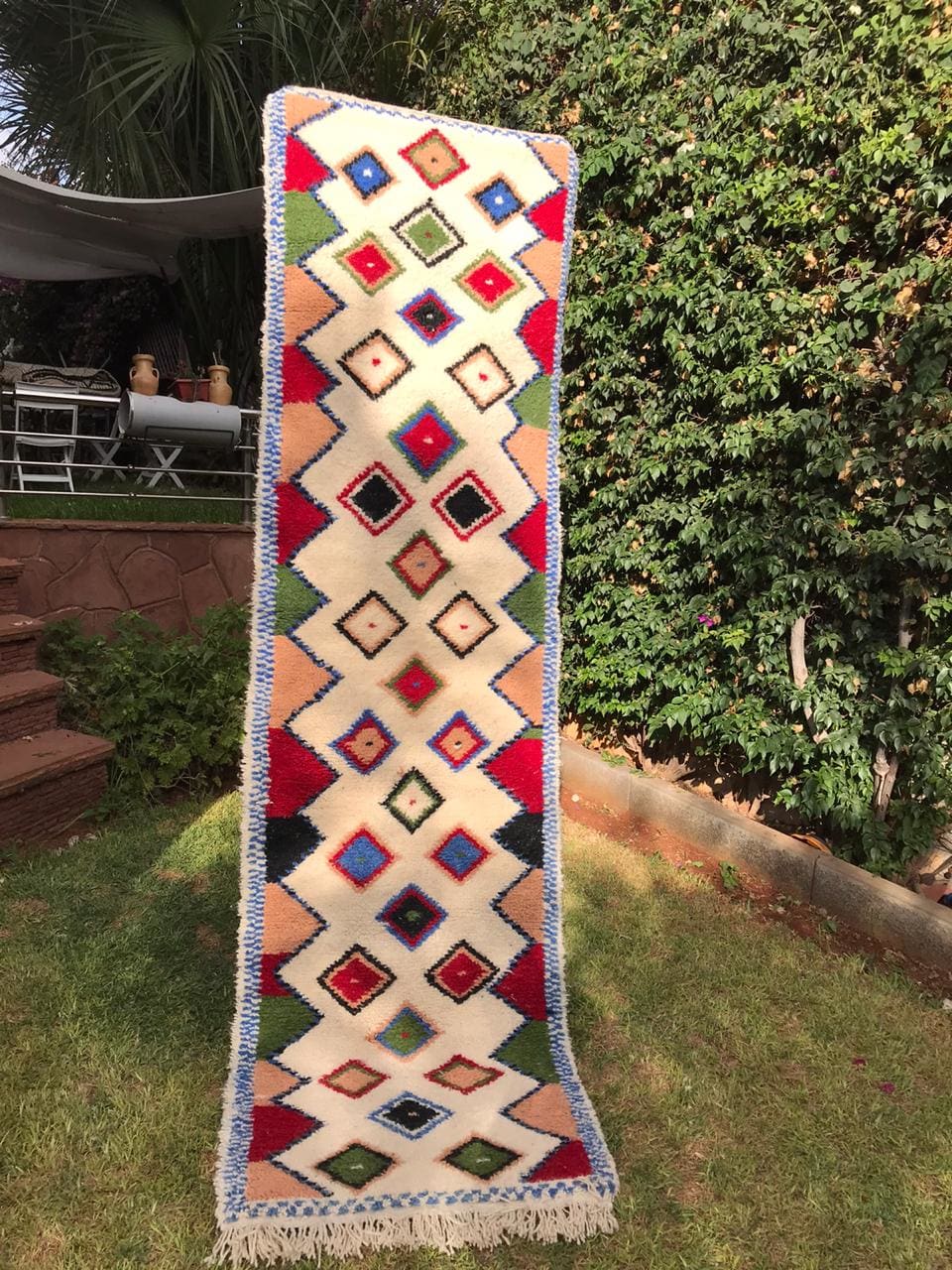 tapis berbere coloré