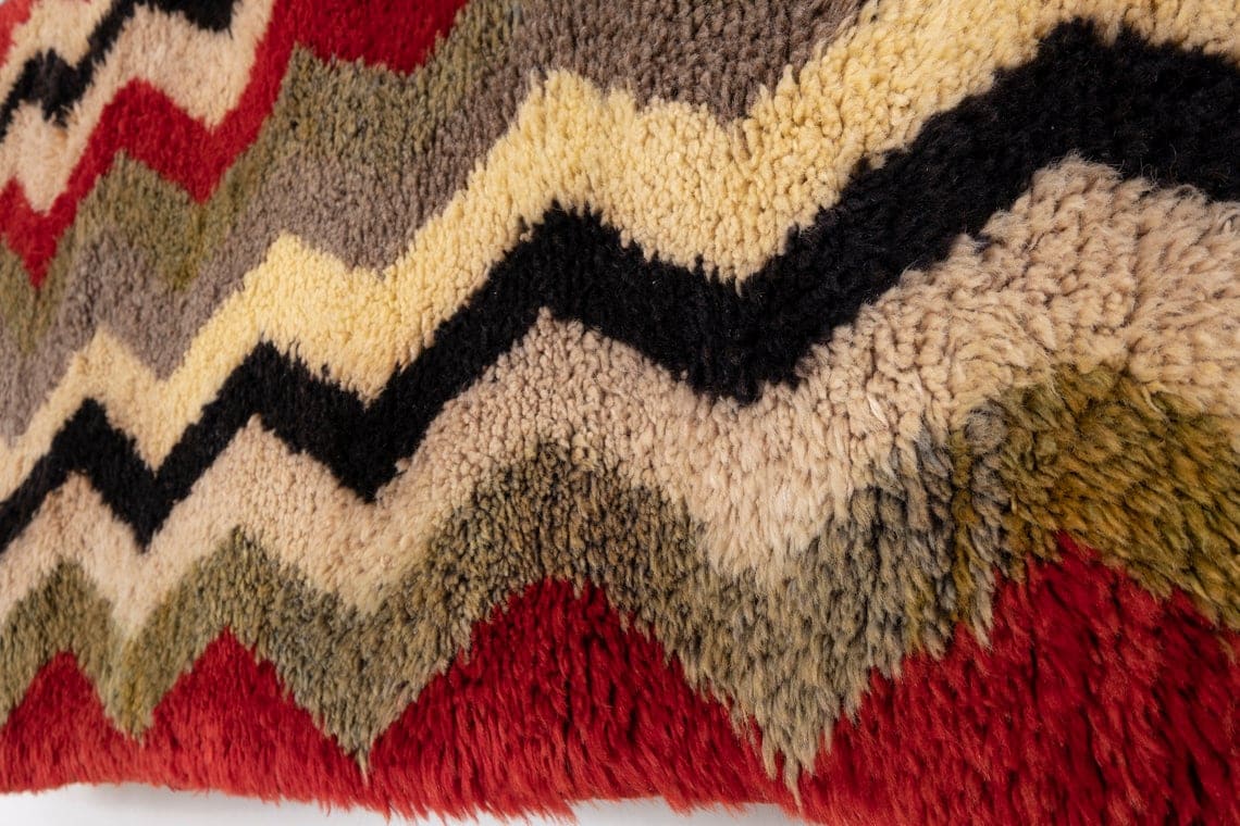 tapis couloir zigzag