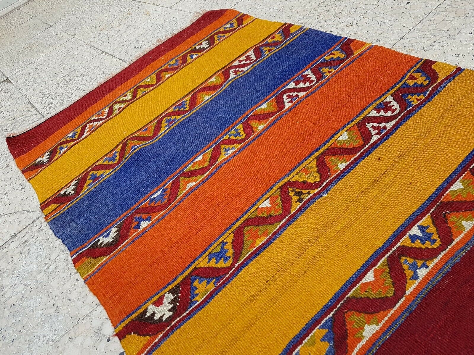 Tapis de couloir Kilim Vintage 76x236 cm - Tapis