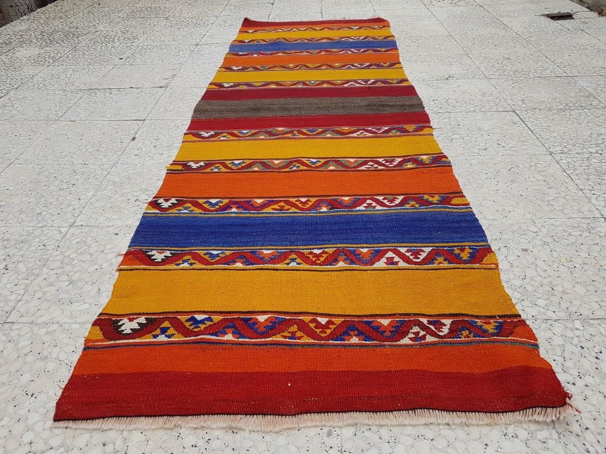 Tapis de couloir Kilim Vintage 76x236 cm - Tapis