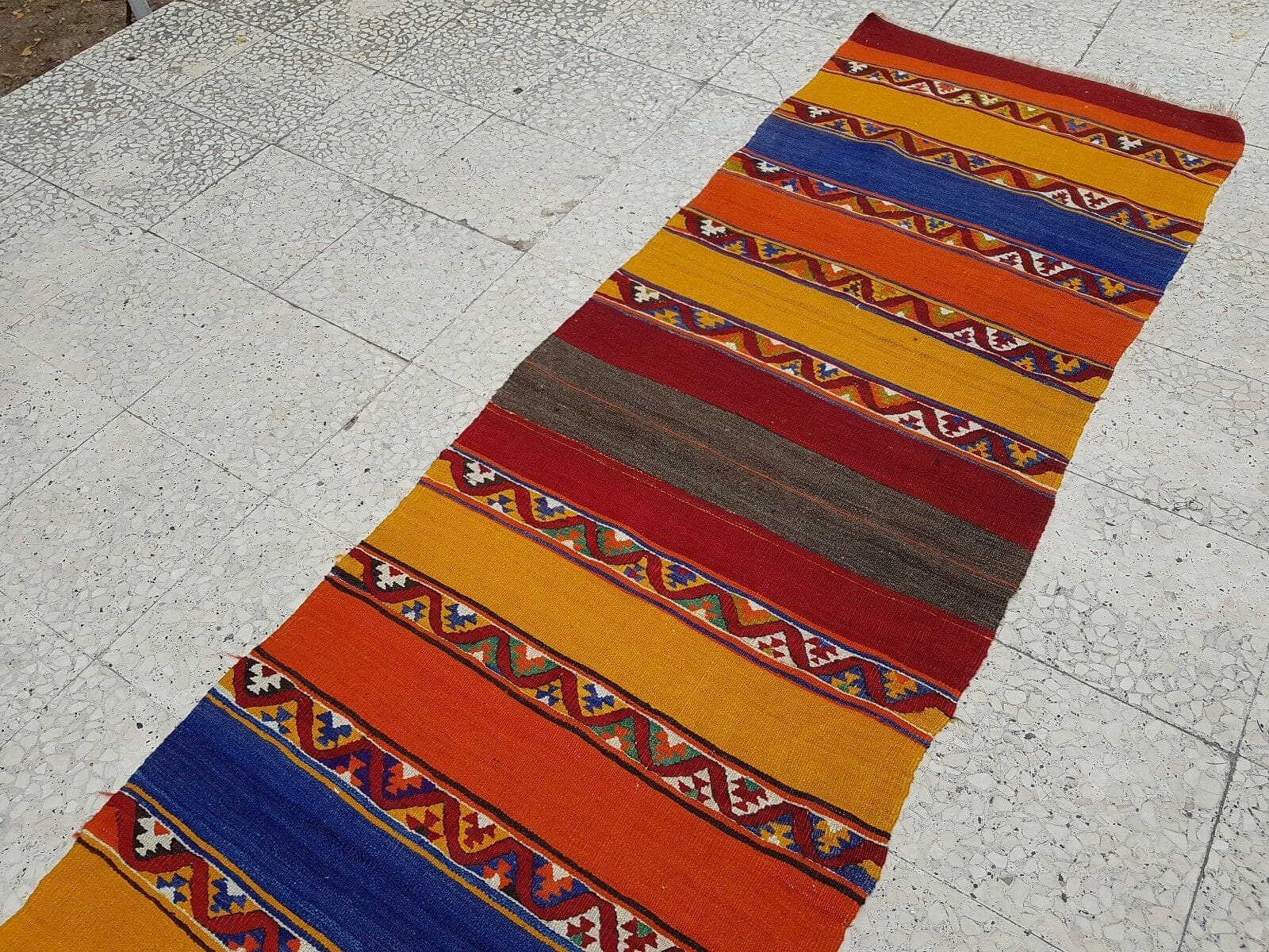 Tapis de couloir Kilim Vintage 76x236 cm - Tapis