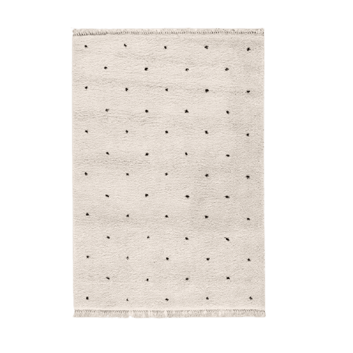 tapis berbere pois noir