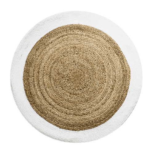 tapis en jute rond