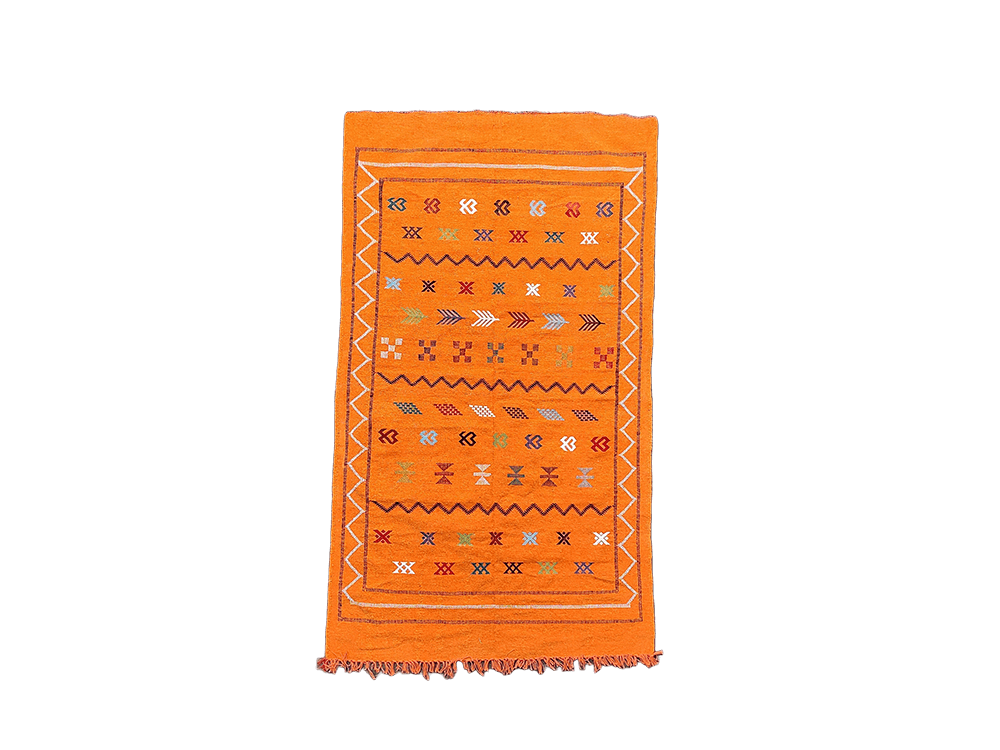 tapis berbère orange
