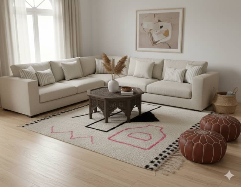 Tapis Marocain Design <br> 185x245 cm