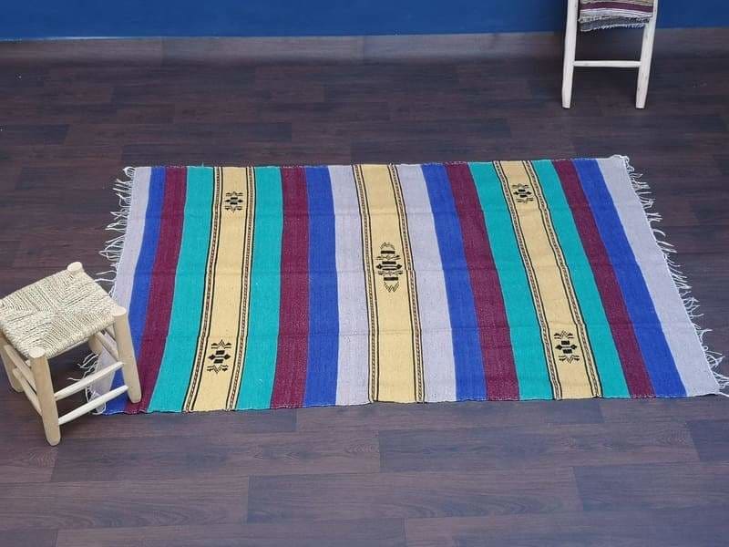 tapis berbere coloré