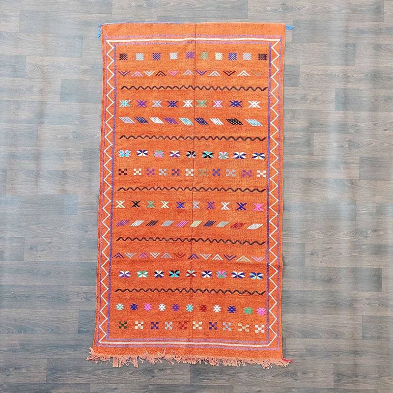tapis berbere orange