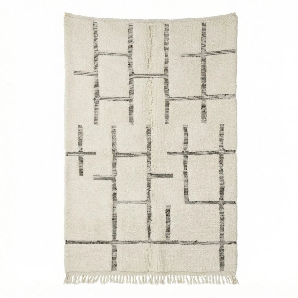 Tapis marocain en laine Amar