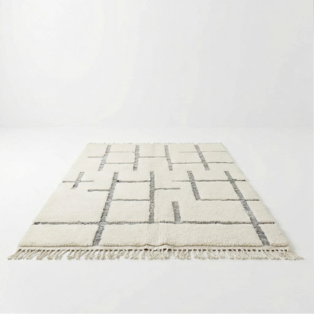 Tapis marocain en laine Amar