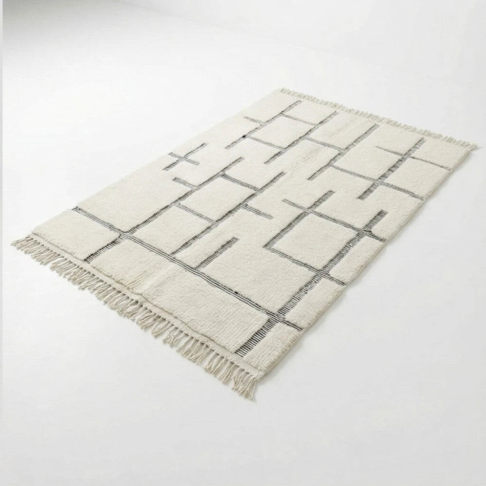 Tapis marocain en laine Amar