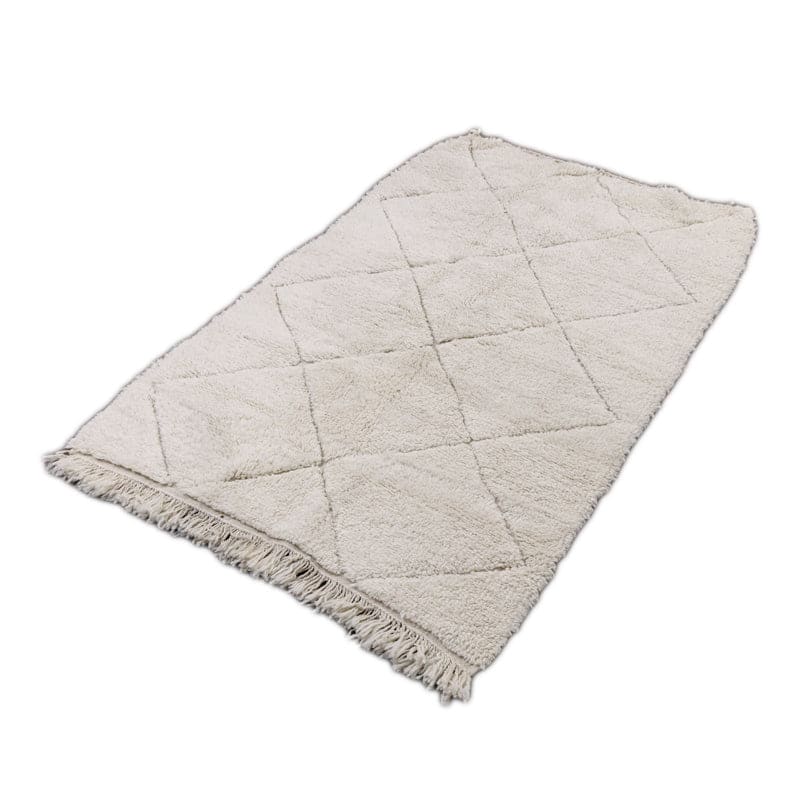 tapis Béni Ouarain blanc