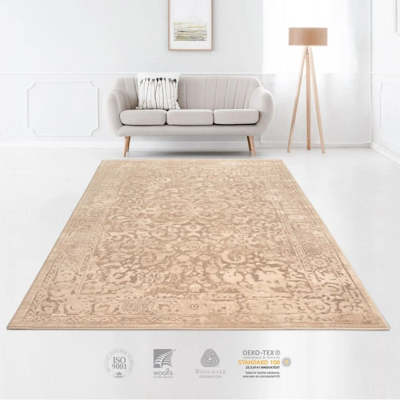 tapis oriental beige