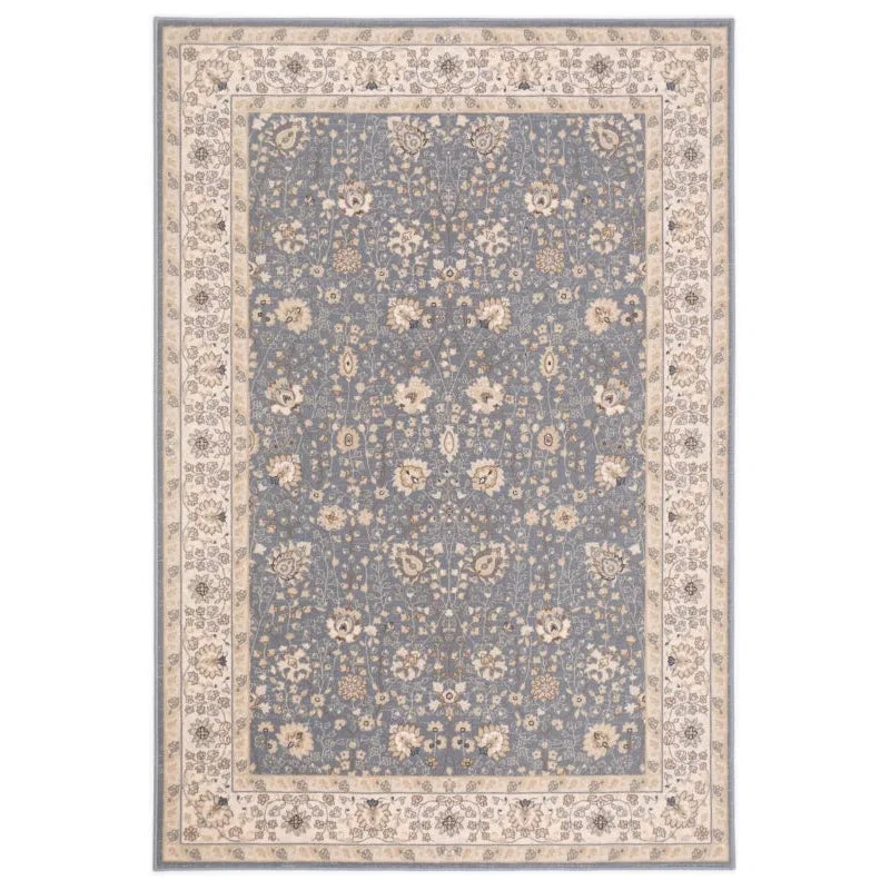 tapis oriental bleu