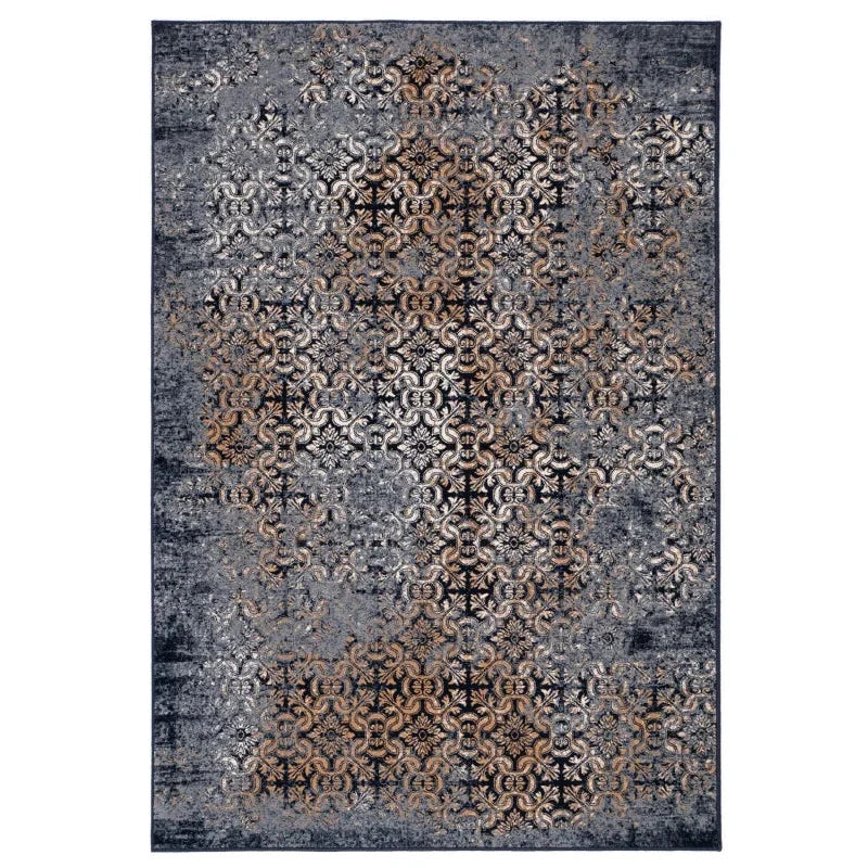 tapis oriental bleu