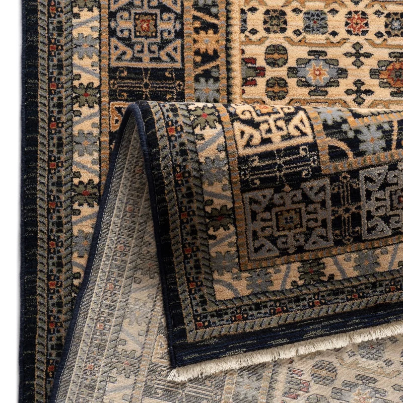 black oriental rug