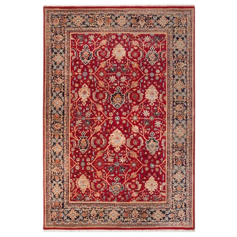 tapis oriental rouge
