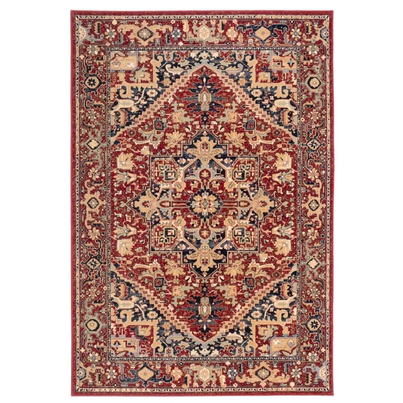 tapis oriental rouge